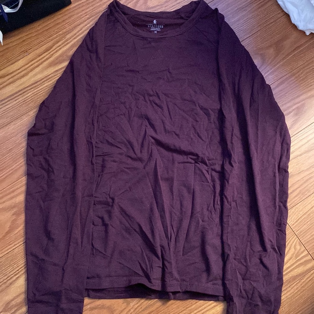 Women’s Maroon Long Sleeve Shirt